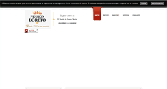 Desktop Screenshot of pensionloreto.com